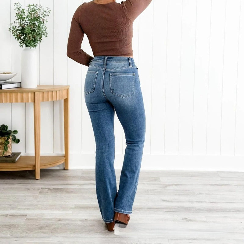 Fashion All Size Stretchy Slim-fit Jeans